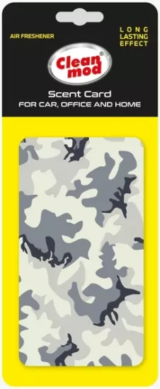 Cleanmod Scent Card Koku Kartı Ortam ve Oto Kokusu Kamuflaj
